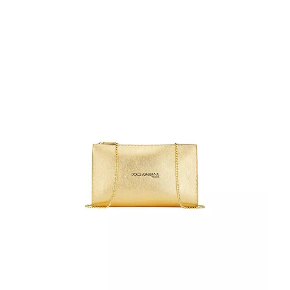 Dolce gabanna gold cosmetic pouch